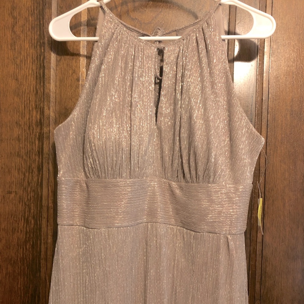 R&M Richards-formal metallic dress size 12. NWT